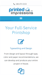 Mobile Screenshot of printedimpressions.com